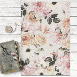 Vintage Wedding Blume Decoupage Seidenpapier