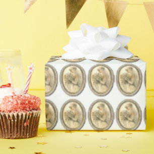 Vintage Wedding & Brautparty Wrapping Paper Geschenkpapier