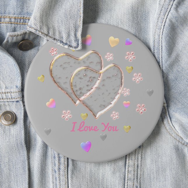 Vintage Wedding Button (Beispiel)