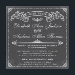 Vintage Wedding Einladung<br><div class="desc">Diese Ankündigung der Hochzeitsfeier ist perfekt für jede traditionelle, formelle, rustikale oder Vintage Hochzeit. Der Scrollbanner und Rahmen haben ein Blatt Motiv. Die Rückseite hat einen Platz für Ihr Monogramm. Passen Sie Ihren eigenen Text an. Bitte Karo in meinem Shop für verschiedene Farben und verwandte Gegenstände, die zu dieser Karte...</div>