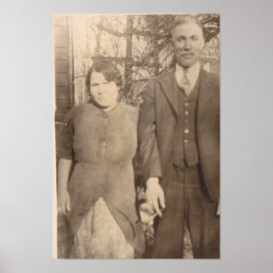 Vintage Wedding Jubiläum Poster