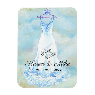 Vintage Wedding Magnet