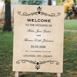 Vintage Wedding Poster