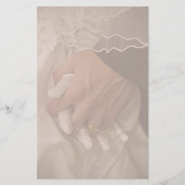 Vintage Wedding Stationery Briefpapier (Vorderseite)