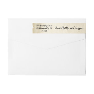 Vintage Wedding Theme Aged Parchment Vielen Dank