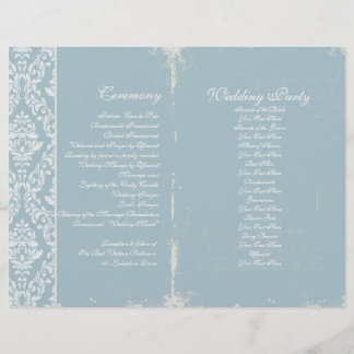 Vintage Wedding Zeremonie Programm