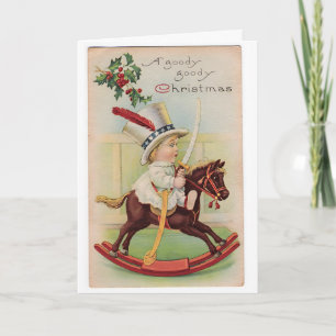 Vintage Weihnachten 1940er Retro benutzerdefiniert Karte