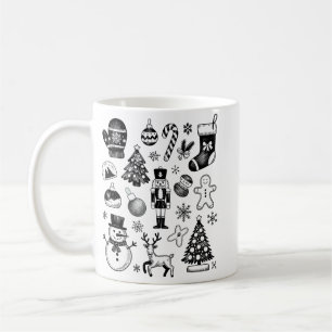 Vintage Weihnachten 90er Collage Retro Xmas Kaffeetasse