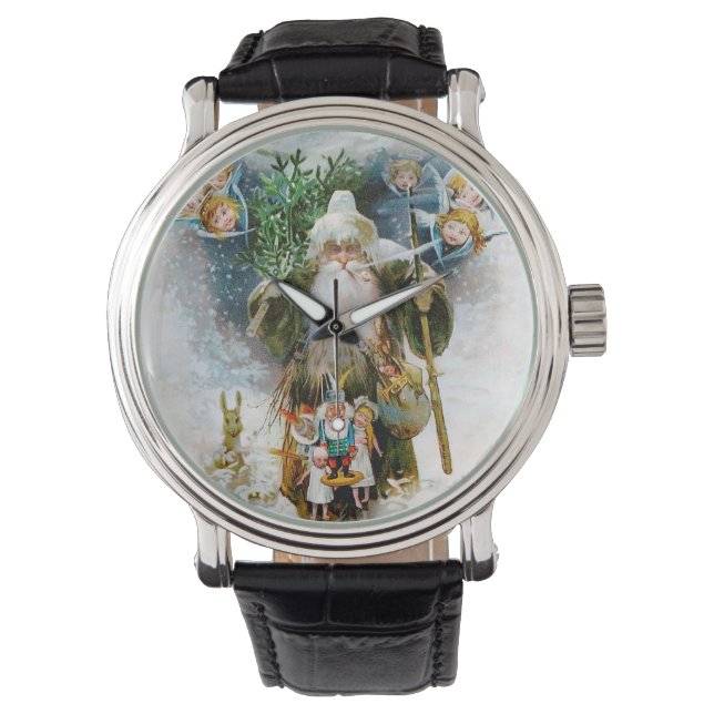 Vintage Weihnachten Armbanduhr (Vorderseite)
