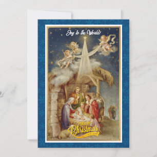 Vintage Weihnachten der Geburt I Klassische Religi