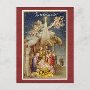 Vintage Weihnachten der Geburt I Klassische Religi
