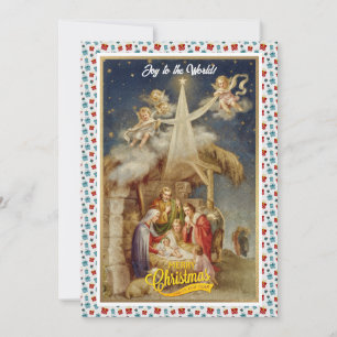 Vintage Weihnachten der Geburt I Klassisches Relig