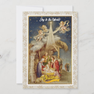 Vintage Weihnachten der Geburt I Klassisches Relig