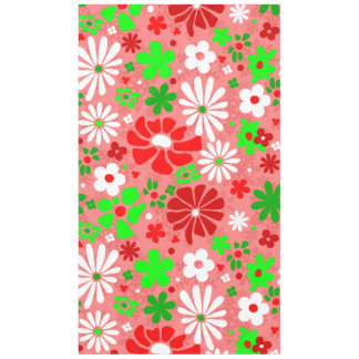 vintage weihnachten groovy 1960er jahre floral sch tischdecke
