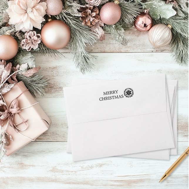 Vintage Weihnachten Permastempel (Christmas Self-Inking Stamp)