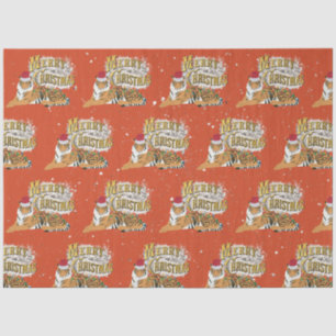 Vintage Weihnachten Seidenpapier