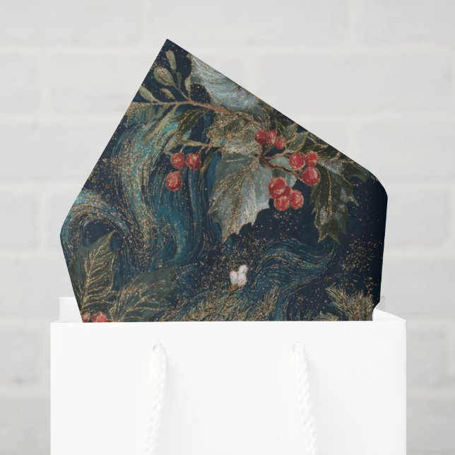 Vintage Weihnachten Seidenpapier (Geschenktüte)