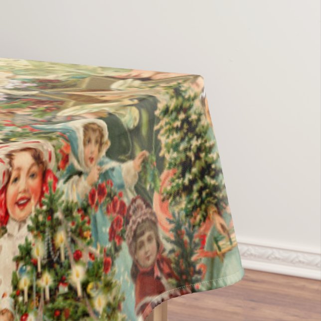 Vintage Weihnachten Tischdecke (Beispiel)