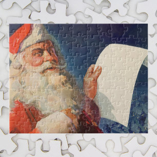 Vintage-Weihnachten, Weihnachtsmann Naughty Nice L