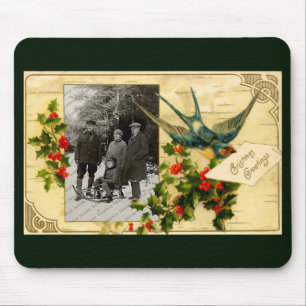 Vintage-Weihnachts-Mauspad Mousepad