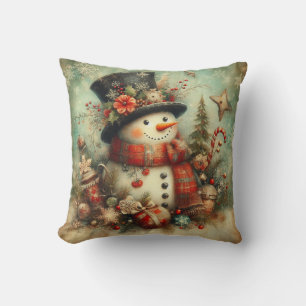 Vintage-Weihnachts-Wurfkissen Kissen