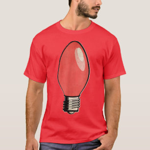 Vintage Weihnachtsbaum-Glühbirne T-Shirt