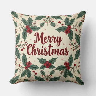 Vintage Weihnachtsbaumkissen Kissen