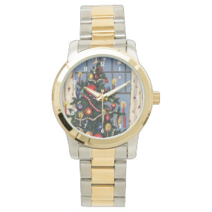 Vintage-WeihnachtsbaumWatch Armbanduhr