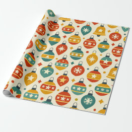 Vintage-Weihnachtsdekorationen Geschenkpapier