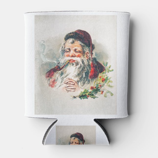 Vintage Weihnachtsfeier Dosenkühler (Vorderseite)