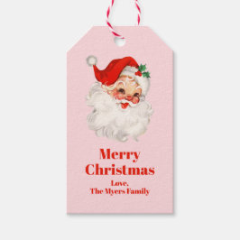 Vintage Weihnachtsfeier Geschenkanhänger