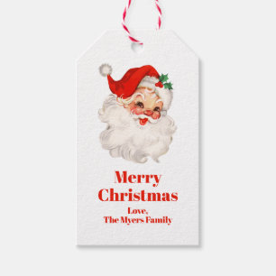 Vintage Weihnachtsfeier Geschenkanhänger