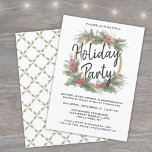 Vintage Weihnachtsfeier im Wasser Einladung<br><div class="desc">Laden Sie Freunde, Familienmitglieder, Büromitarbeiter oder Geschäftspartner ein, um sich mit diesen eleganten Party Einladungen in den Feiertag einzutauschen. Jeder Text kann für den persönlichen oder geschäftlichen Gebrauch leicht angepasst werden. Ändern Sie den Veranstaltungsnamen in Weihnachten Party, Ferienhaus, Jingle & Mingle, Winter Celebration oder einen anderen Titel Ihrer Wahl. Das...</div>