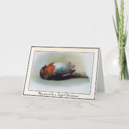 Vintage Weihnachtsfeiertage Feiertagskarte