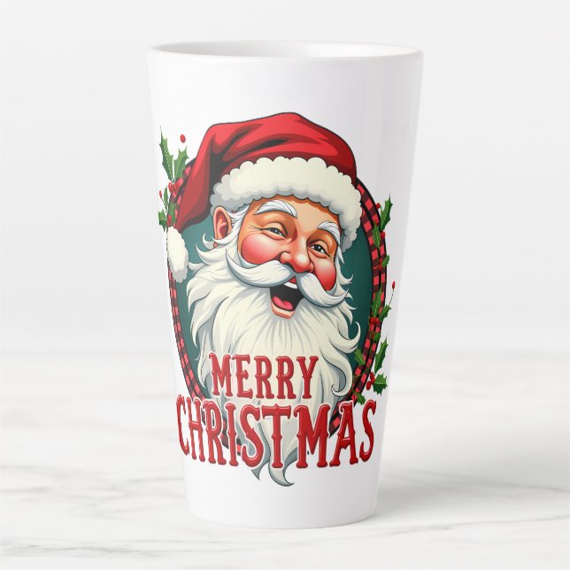 Vintage Weihnachtsfeiertage Patten Milchtasse (Vorderseite)