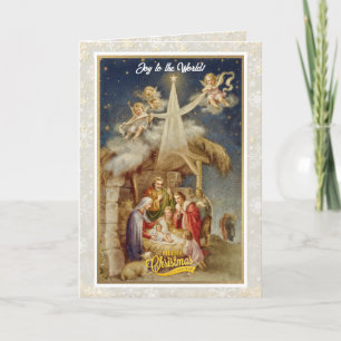 Vintage-Weihnachtsgeburt Christi - Klassisch Relig