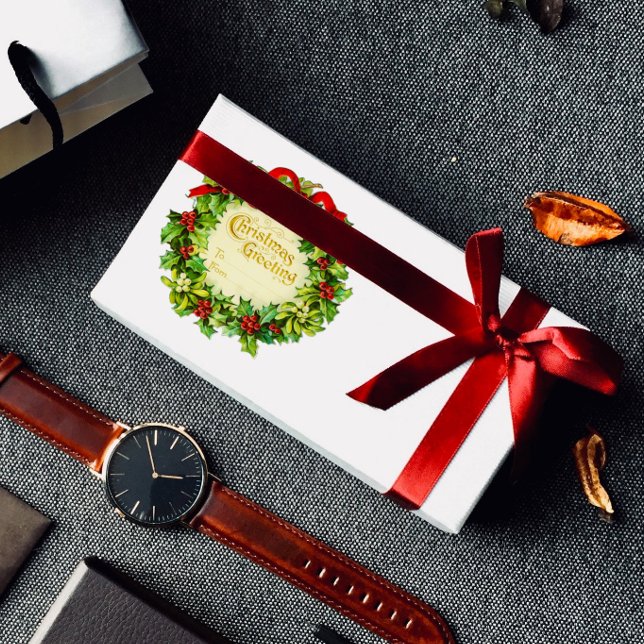 Vintage Weihnachtsgeschenke Labels 4 Von mir zu di (Von Creator hochgeladen)