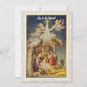 Vintage-Weihnachtsgeschichte Christmas I Klassisch Feiertagskarte