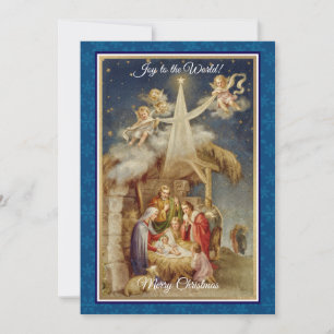 Vintage-Weihnachtsgeschichte Christmas I Klassisch Feiertagskarte
