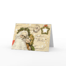 Vintage Weihnachtskarte