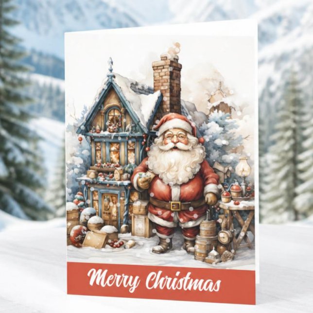 Vintage Weihnachtskarte Feiertagskarte (Von Creator hochgeladen)