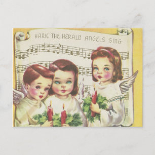 Vintage Weihnachtskarte Feiertagspostkarte