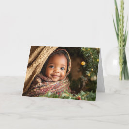 Vintage Weihnachtskarte Karte