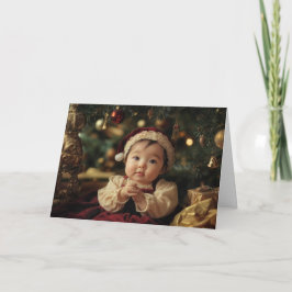 Vintage Weihnachtskarte Karte