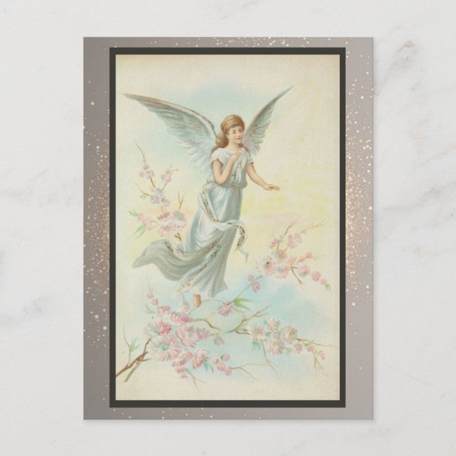 Vintage Weihnachtskarte Postkarte (Vorderseite)