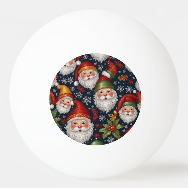 Vintage Weihnachtskollektion Tischtennisball (Vorderseite)