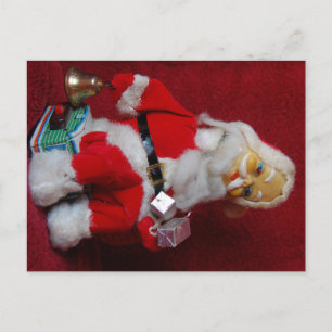 Vintage-Weihnachtsmann Feiertagspostkarte