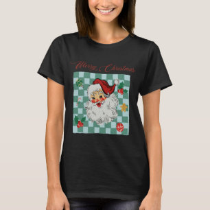 Vintage-Weihnachtsmann-Merry-Christmas-Design T-Shirt