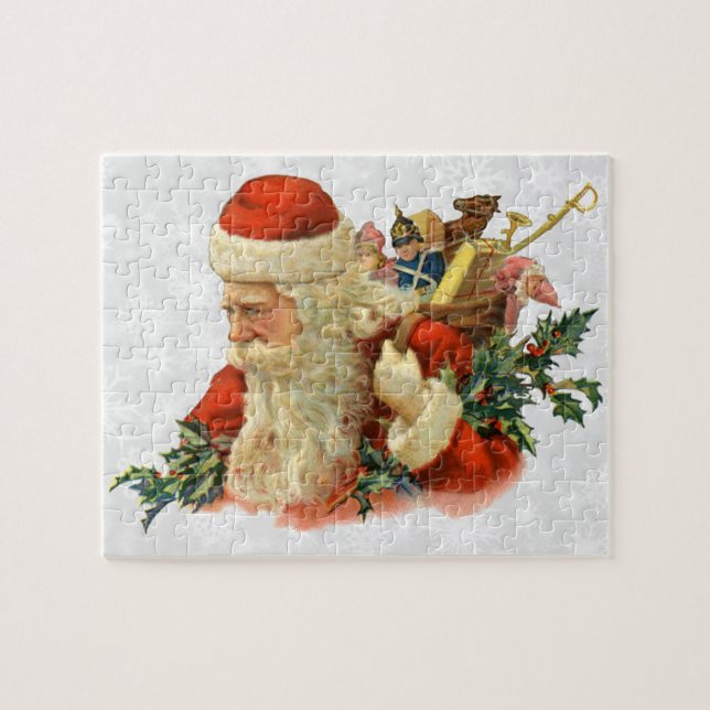 vintage Weihnachtsmann oder St. Nick (Horizontal)