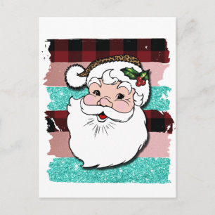 Vintage Weihnachtsmann Postkarte